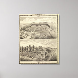 Residenzen und Büro, Douglas Tp Leinwanddruck