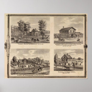 Residenzen und Geschäft in Polk Landkreis Poster