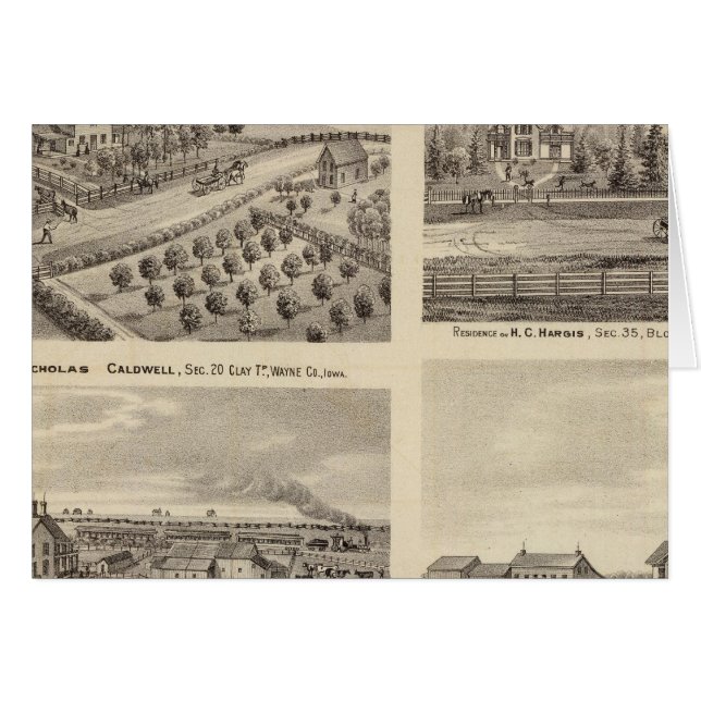 Residenzen von Caldwell, Fox, Hargis und Hurd (Vorderseite (Horizontal))