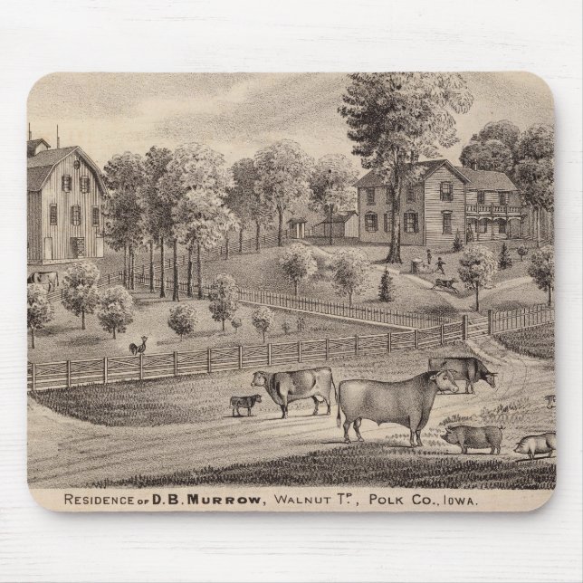 Residenzen von DB Murrow und Geo Crawford Mousepad (Vorne)
