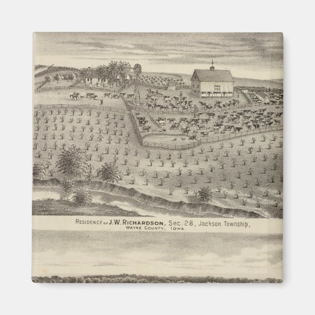 Residenzen von JW Richardson & JD McGlothlen Magnet (Vorne)