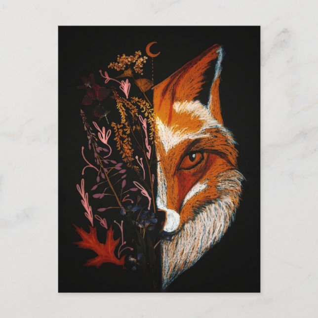 Resilient Fox Postkarte (Vorderseite)