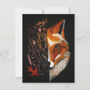 Resilient Fox  Postkarte