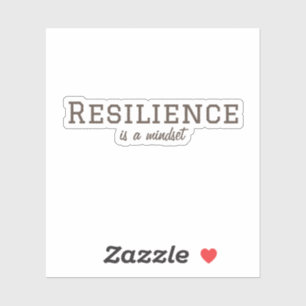 Resilienz ist ein Mindset-Aufkleber Aufkleber