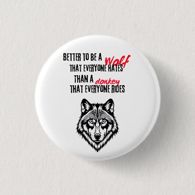 Resilienz, Selbstwert und Unabhängigkeit Button (Vorderseite)