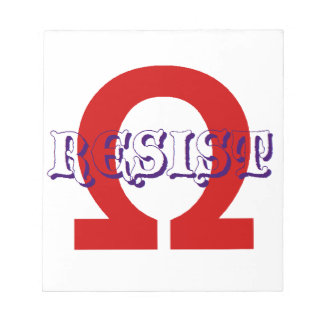 Resist action notizblock