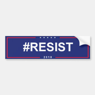 #RESIST Antitrumpf-Autoaufkleber 2018 Autoaufkleber