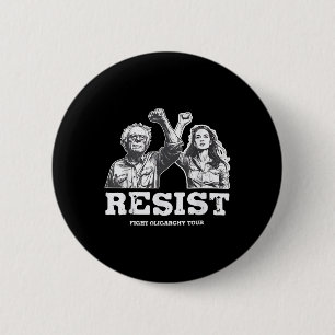 Resist Bernie Sanders Freedom US National Service Button