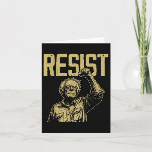 Resist Bernie Sanders Freedom US National Service Karte