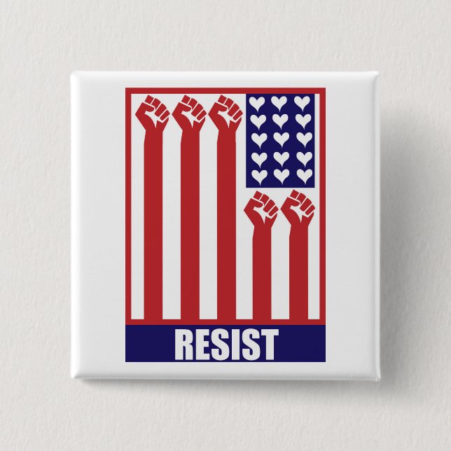 Resist Button (Vorderseite)