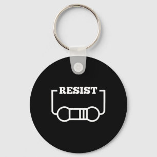 Resist Electricity Funny Physics Shirt Math Jokes Schlüsselanhänger