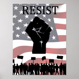 RESIST Fest Anti Donald Trump Poster
