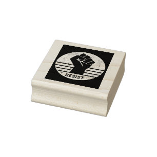 Resist-Fist-Briefmarke Gummistempel