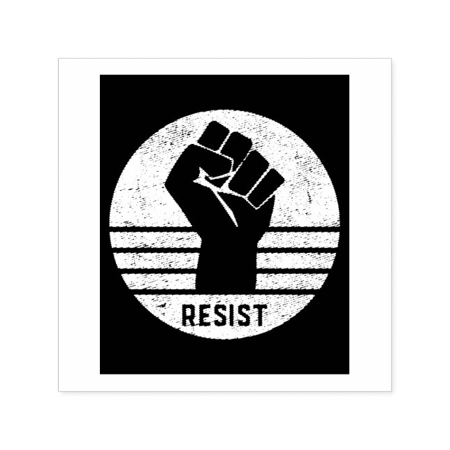 Resist Fist Briefmarke Permastempel (Design)