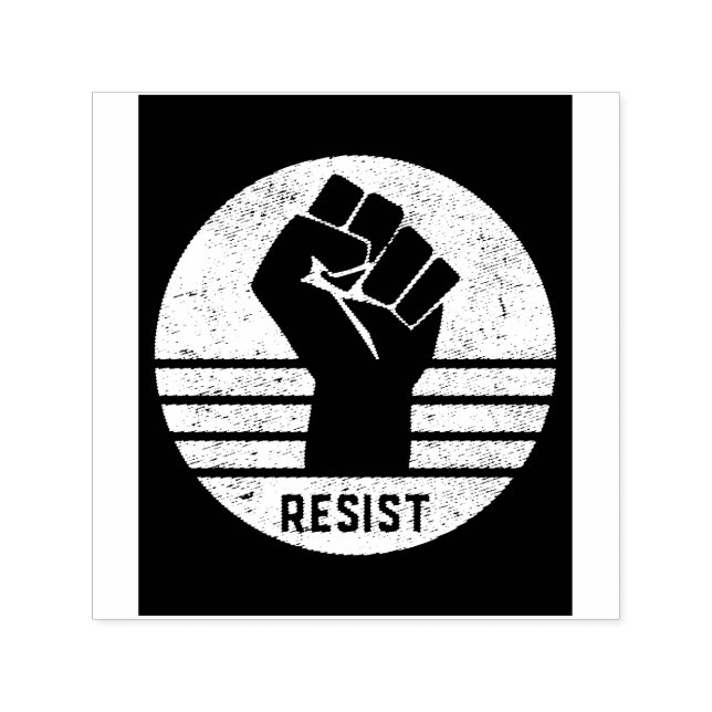 Resist Fist Briefmarke Permastempel (Design)
