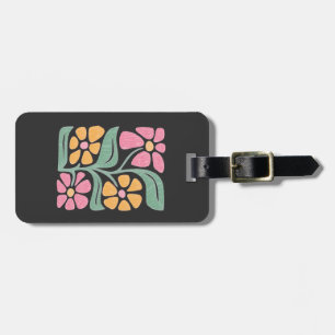 RESIST Floral Anti Trump politischer Protest Gepäckanhänger