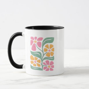 RESIST Floral Anti Trump politischer Protest Tasse