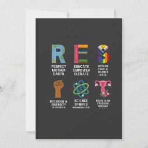 Resist Floral LGBTQ Rechte Trans Equality Einladung
