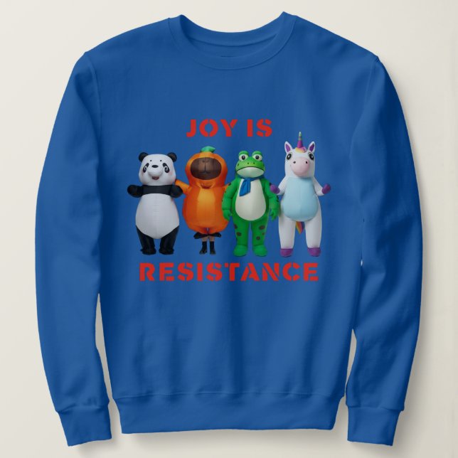 Resist Frog Portland Frog Protest for Men Women  Sweatshirt (Design vorne)