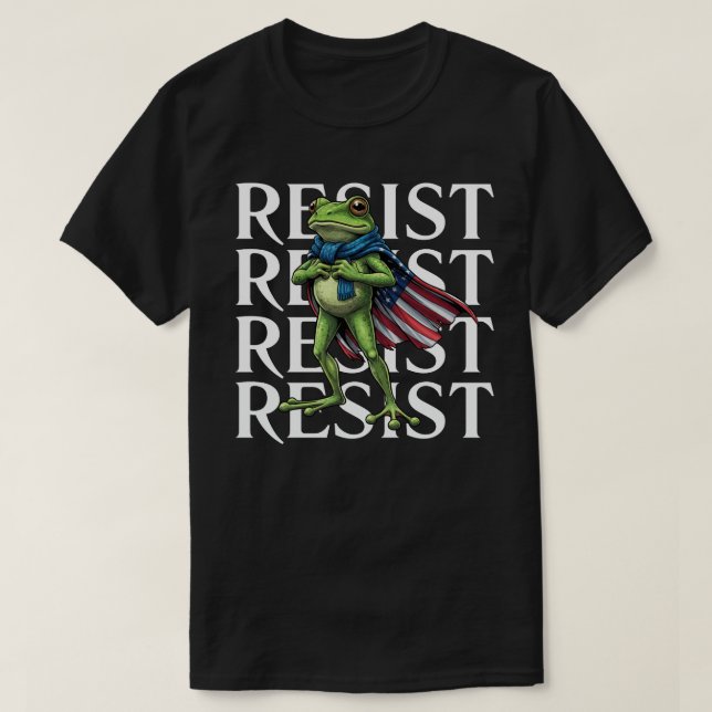 Resist Frog T-Shirt (Design vorne)