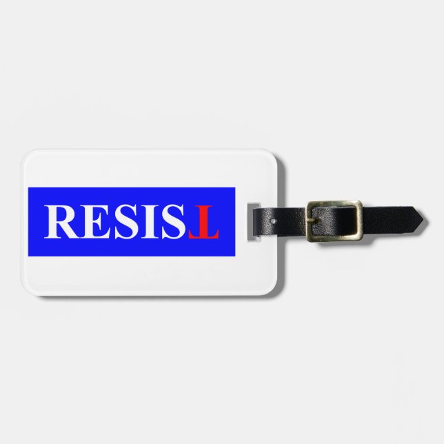 Resist Gepäckanhänger (Vorderseite horizontal)