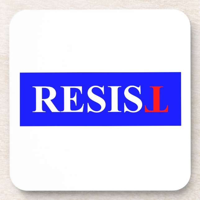 Resist Getränkeuntersetzer (Vorderseite)