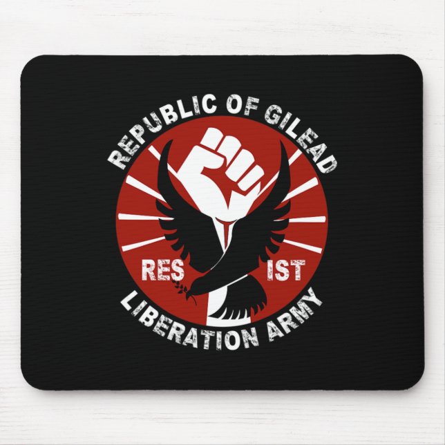 Resist- Gilead Liberation Army Zivil Rights Activi Mousepad (Vorne)