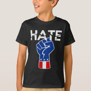 Resist Hate America Politischer Dissent T-Shirt
