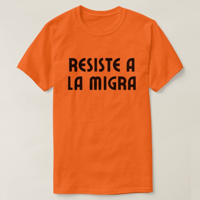 Resist ICE Spanish Language Protest T-Shirt (Design vorne)