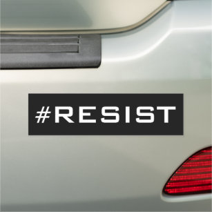 #Resist, kühn und politisch Auto Magnet