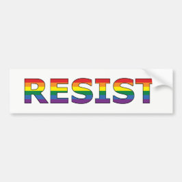 RESIST - LGBT AUTOAUFKLEBER