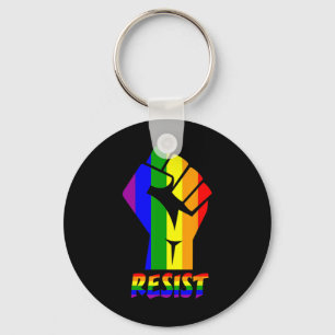 Resist Lgbt Pride Liebe T Shirt Gay Lesbian Cool T Schlüsselanhänger