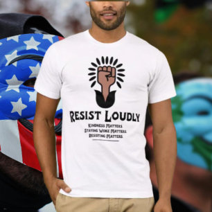 Resist Louly T - Shirt Angezogene Faust für Gere