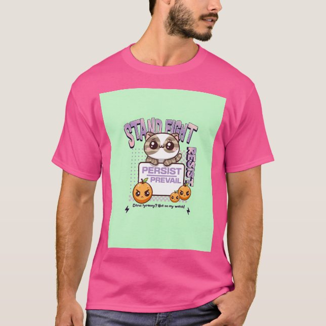 Resist Orange Tyranny T-Shirt (Vorderseite)