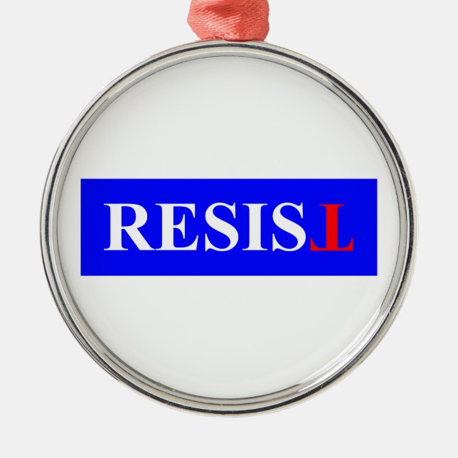 Resist Ornament Aus Metall (Vorne)