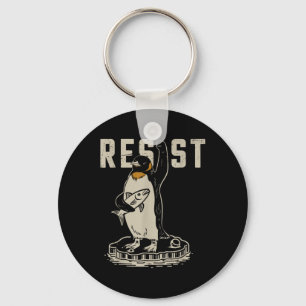 Resist Penguin Activism - Funny Resist Penguin Act Schlüsselanhänger