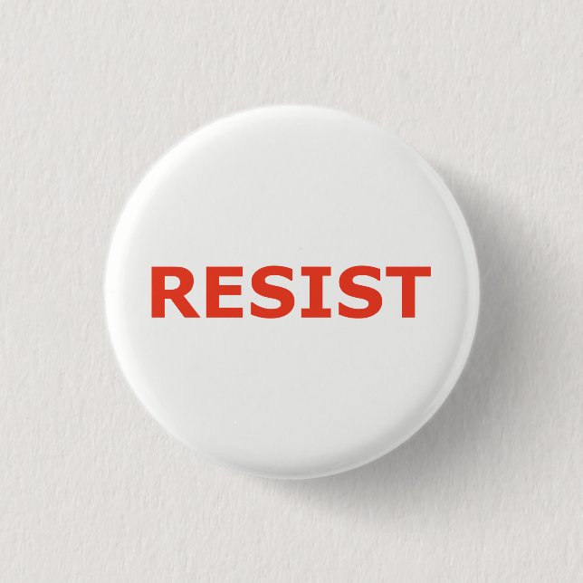 RESIST - Red Alert Button (Vorderseite)