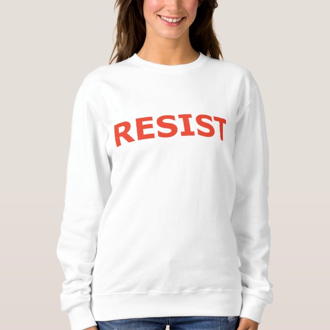 RESIST - Red Alert Sweatshirt (Vorderseite)