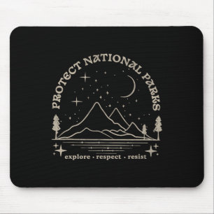 Resist schützen unsere Nationalparks Grafik Anti-T Mousepad