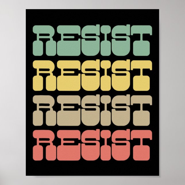 Resist-Shirt Poster (Vorne)