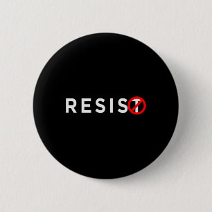 Resist Shirt #resiste gegen Trump #unteilbar Button