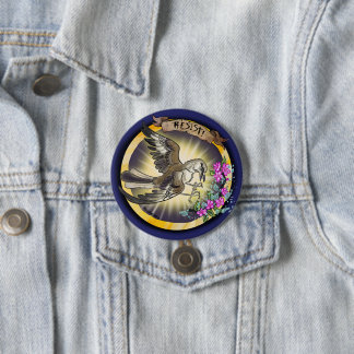 Resist State Bird Arkansas Mockingbird Button