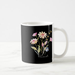 Resist subtile Anti Trump Blumenprotest Kaffeetasse