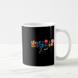 Resist Subtle Anti Trump Floral Botanische Politik Kaffeetasse