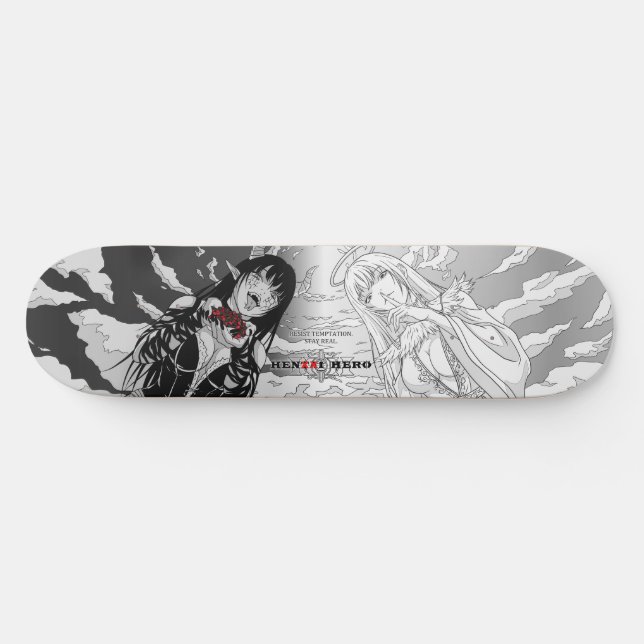 Resist temptation skateboard (Horizontal)