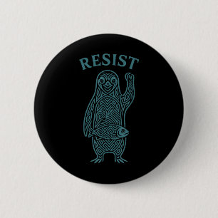 Resistent Pinguine Activism Grafik, die wir mit Pe Button