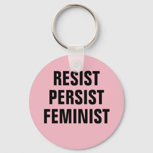 Resistenzweibliche Resistenz - Frauen rosa Schlüsselanhänger
