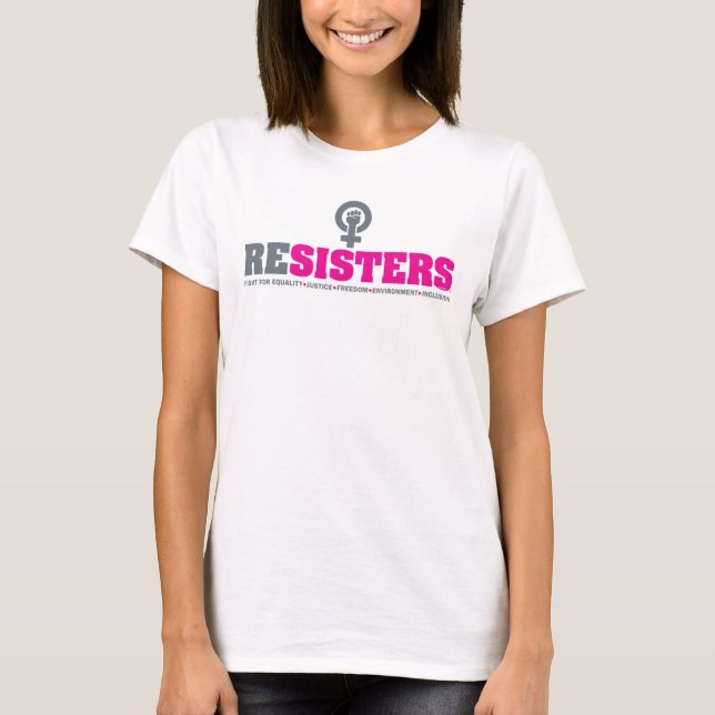 RESISTER / Das neue Emblem des Widerstands T-Shirt (Vorderseite)