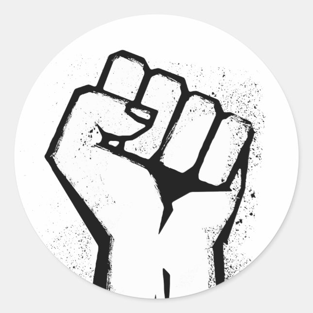 RESISTIEREN RUNDER AUFKLEBER (Vorderseite)