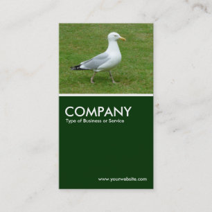 Resolute Seagull - Dunkelgrün Visitenkarte
